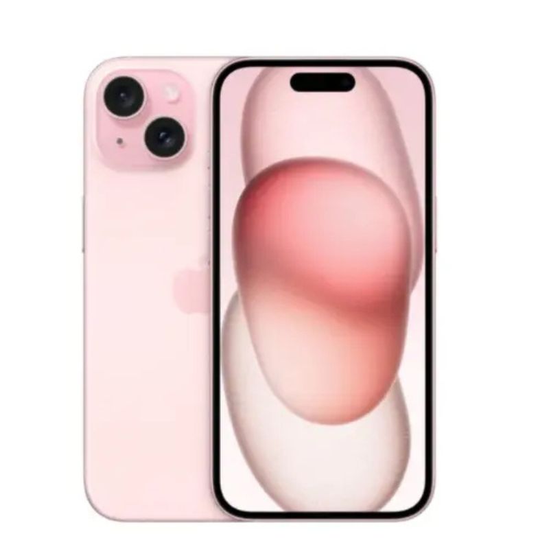 Apple iPhone 15 with 16GB RAM front and back
