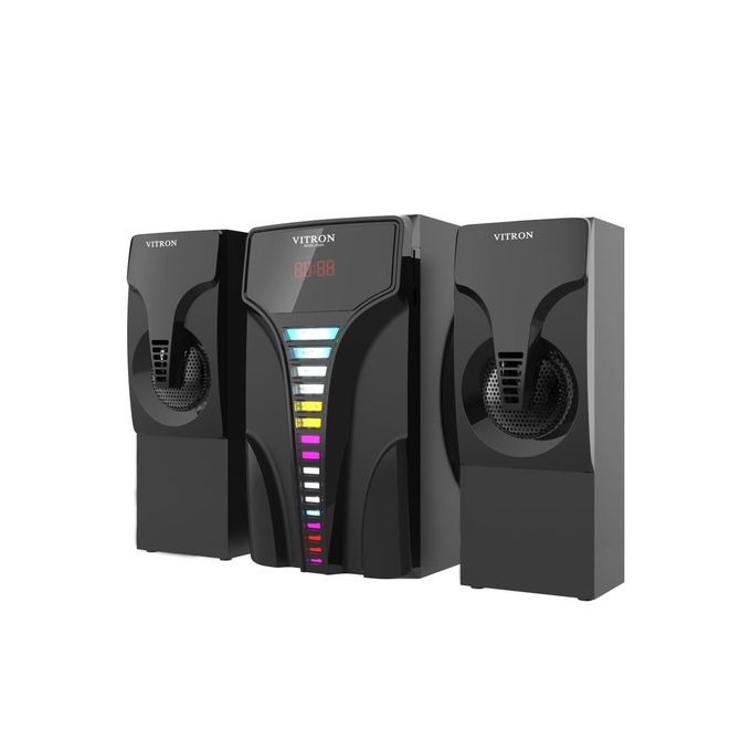 Vitron V5204 2.1Ch Subwoofer Speaker System 12,000W BT/USB/MP3 AC/DC