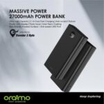 Oraimo OPB-P271D - 27,000mAh Power Bank - Black