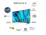 Sony 55S30 55 inch Smart Google TV Bravia 3 2024 4K Ultra HD 60Hz ALLM Frame Dimming HDR10 Dolby Vision (K-55S30) - Image 2