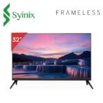 Syinix 32 inch Digital TV 32E62M Inbuilt decoder with iCast Screen Mirroring