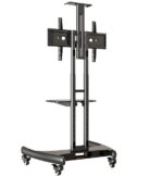 32" - 75" Flat panel TV Trolley Versatile Light weight mobile tv cart - Image 4