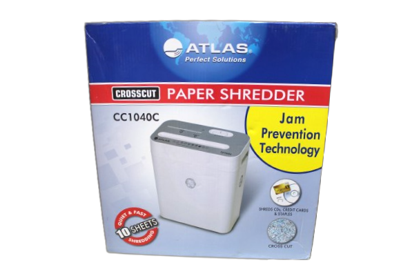 ATLAS CC1040 CrossCut 10 sheets Paper Shredder