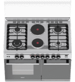 Haier 4 Gas Burner + 2 Electric Plates 60x90 Cooker - HCR6042DES - Image 2