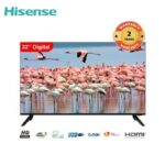 Hisense 32 inch Digital TV 32A52KEN Frameless HD Inbuilt decoder