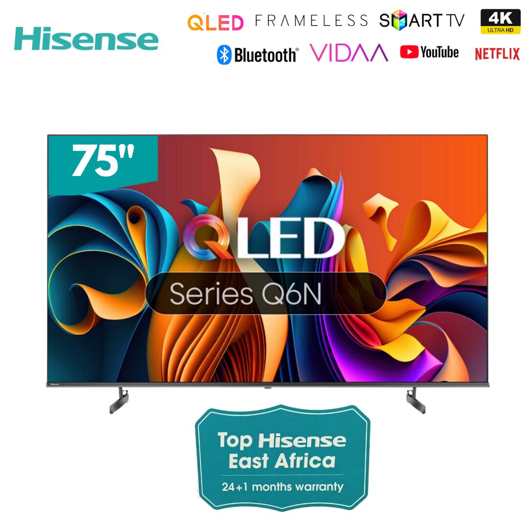 Hisense 75Q6N 75 inch QLED Smart TV 4K Free Tv Guard