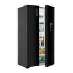 Hisense REF668DR 549L No-Frost Fridge Side by Side Black with Water Dispenser - Image 2