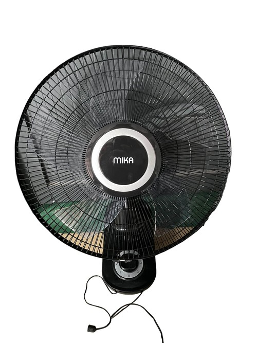 MIKA WALL FAN MFW166BS 16", Black & Silver