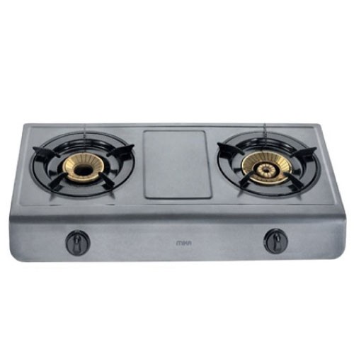 MIKA GAS STOVE MGS1502 Non-Stick, Double Burner