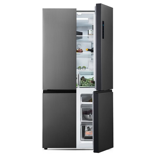 MIKA FRIDGE MRNF4D592XLBV 592L 4Door Bottom Mount Freezer, Inox Line Brush