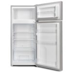 MIKA FRIDGE MRDCD112LSD 112L, 2 Door Line Silver Dark - Image 2