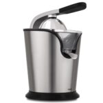 MIKA Citrus Juicer MJC201X Metal Handle Press, 160W, S.S