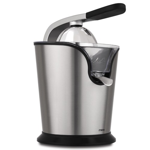 MIKA Citrus Juicer MJC201X Metal Handle Press, 160W, S.S