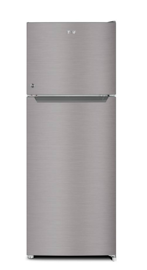 MIKA FRIDGE MRDCD138XLB(MRDCD75XLB) 138L, 2 Door Inox Line Brush