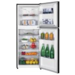 MIKA Fridge 197L, 2 Door Top Mount Freezer, No Frost (Frost Free), Inox Dark Matt MRNF197XDM - Image 3