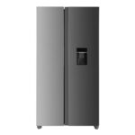 MIKA Fridge 442L, 2 Door Side By Side, No Frost (Frost Free), INVERTER Compressor, Inox Line Brush MRNF2D442XLBV