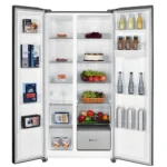 MIKA FRIDGE MRNF2DW595XLBV 595L 2Door Side By Side Inox Line Brush - Image 2