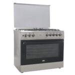 MIKA STANDING COOKER MST9041WEF10HI(MST90PU41HI/FOW) 4 Gas Full Oven Half Inox - Image 2