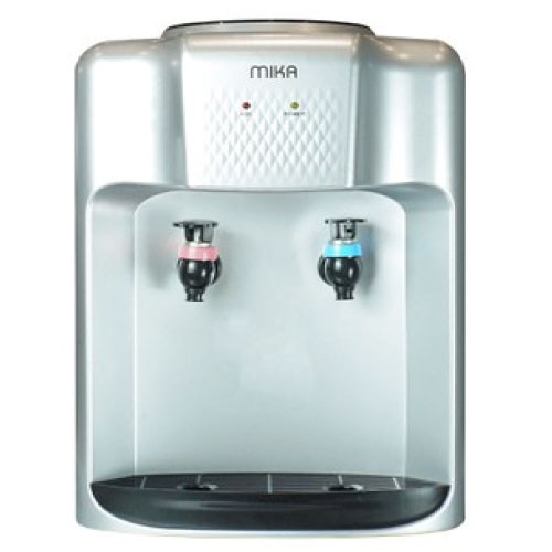 MIKA WATER DISPENSER MWD1204SBL(MWD1204/SBL)Table Top, Hot & Normal, Silver & Black