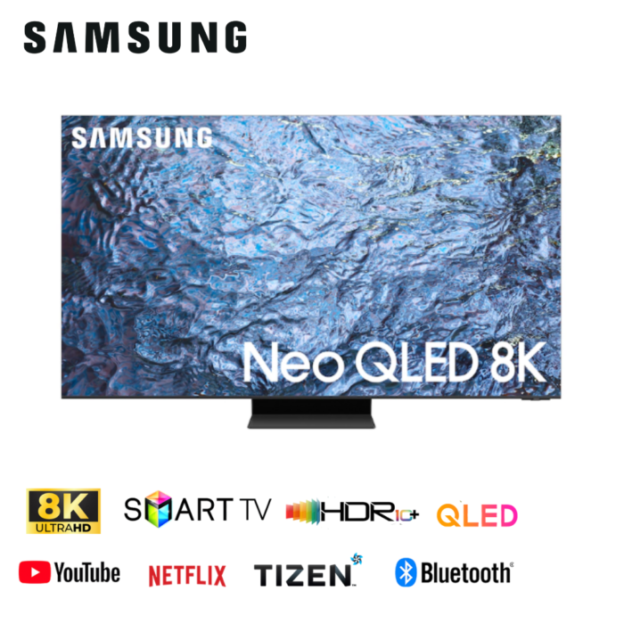 Samsung 85 Inch Smart TV QN900C Neo QLED 8K Mini LED Slim One HDR10+ Bluetooth 144Hz (QA85QN900C)