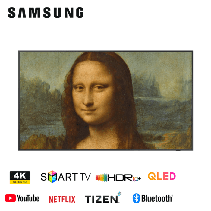 Samsung 65 inch Smart The Frame QLED 4K TV LS03B (QA65LS03BAU) 100Hz Quantum HDR10+ Bluetooth
