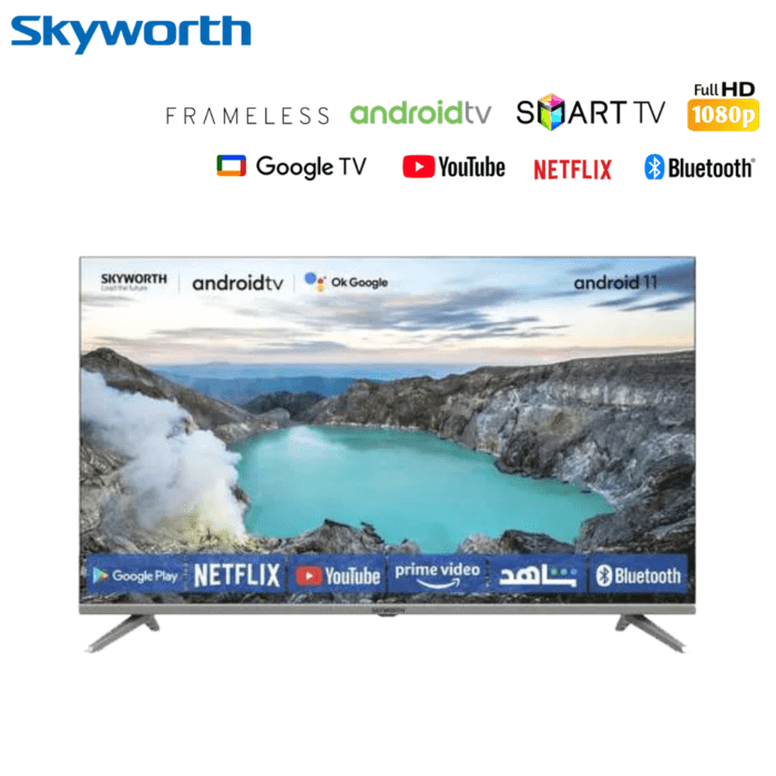 Skyworth 43 Smart Google TV 43E5500G Full HD Frameless Bluetooth