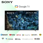 Sony 77 inch A80L OLED TV 4K Ultra HD HDR ALLM Dolby Voice Remote 100Hz BRAVIA XR Google TV (77A80L)
