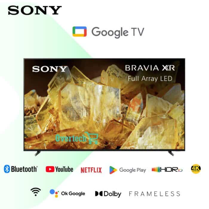 Sony 65 inch X90L Smart Google TV HDR10 4K UHD Dolby Voice Search Bluetooth 100Hz Bravia XR (65X90L)