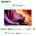 Sony 75 inch X80K Smart Google TV 4K Ultra HD HDR10 Dolby Voice search 50Hz Bluetooth Bravia X1 (75X80K)