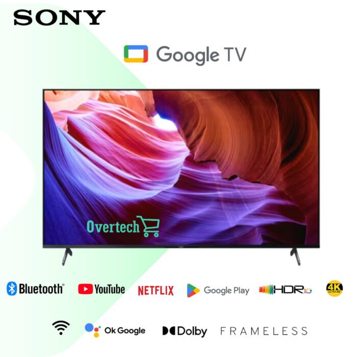 Sony 65 inch X85K Smart TV 4K Ultra HD HDR10 100Hz Voice Remote Bluetooth Dolby Bravia X1 Google TV (65X85K)