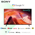 Sony 75 Inch Smart TV X80L HDR10 4K UHD Google TV 50Hz Bluetooth Bravia X1 Google TV (75X80L)