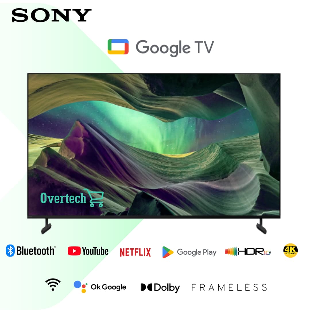 Sony X85L 65 Inch Smart TV 4K UHD HDR10 100Hz Bluetooth Bravia X1 Google TV (65X85L)