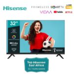 Hisense 32" inch Smart TV 32A4GKEN Full HD Frameless FREE TV GUARD