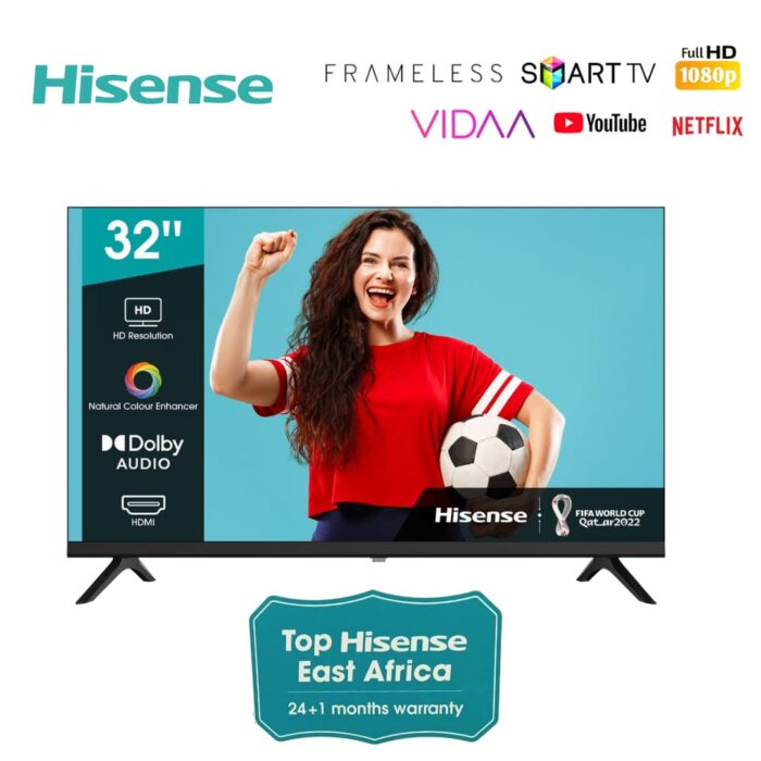 Hisense 32" inch Smart TV 32A4GKEN Full HD Frameless FREE TV GUARD