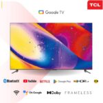 TCL 55P635 55 Inch Smart TV 4K HDR 10 Google TV Frameless, Bluetooth, Netflix & YouTube