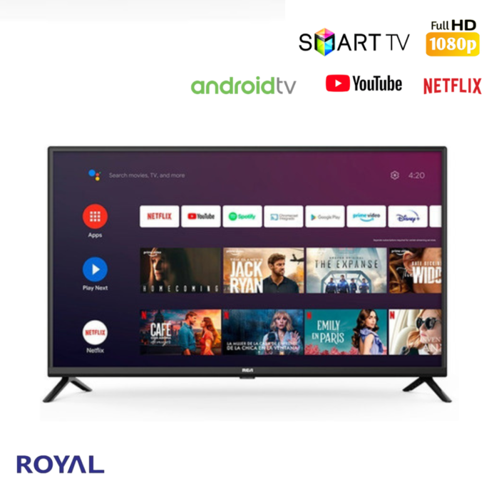 Royal 40 Inch Smart Android TV Series 6 Full HD YouTube Netflix VGA
