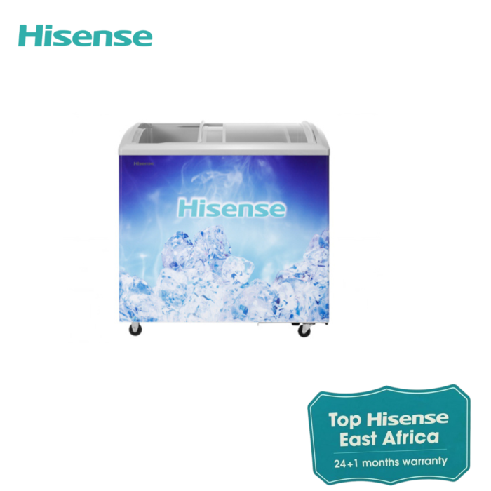 Hisense Ice Cream Freezer 213L FC-29DD4SB - Transparent Top Showcase with Lock and Key