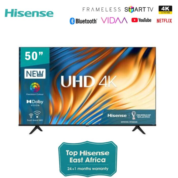 Hisense 50 inch Smart TV 50A6HKEN 4K UHD FREE TV GUARD