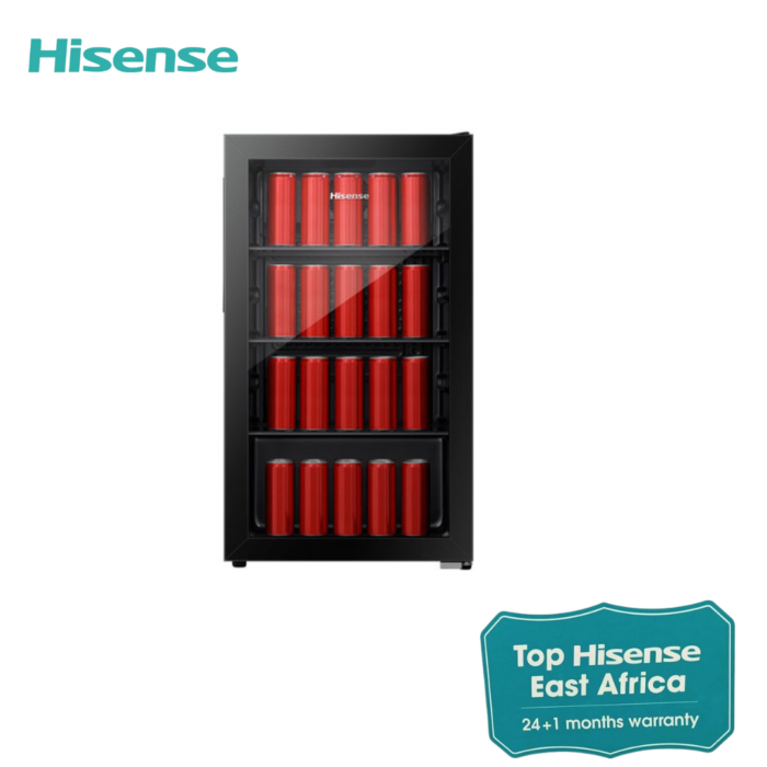 Hisense 91L Beverage Chiller JC-94 Glass Door Cooler JC91DR