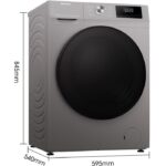 Hisense 8kg Washer and 5kg Dryer Washing machine - WDQY8014EVJMT Front Load - Image 2