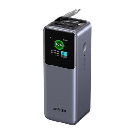 UGREEN Nexode Power Bank 20000mAh 165W with Retractable Cable