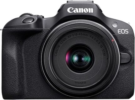 Canon EOS R100 Mirrorless Camera With 18-45mm Lens