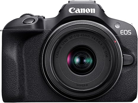Canon EOS R100 Mirrorless Camera With 18-45mm Lens