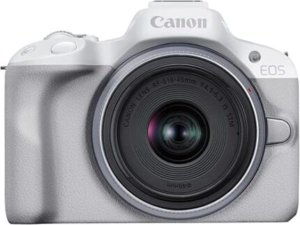 Canon EOS R50 Mirrorless Camera with 18-45mm Lens