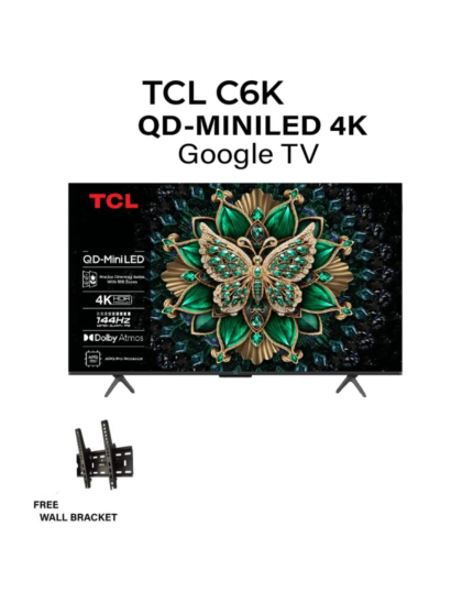 TCL 65 Inch 65C6K Premium QD-MiniLED TV